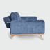 image of Orlando Blue 2seats Sofa