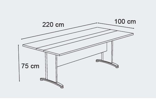 image of NODC 665S Meeting Table