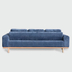 image of Orlando Blue 3seats Sofa