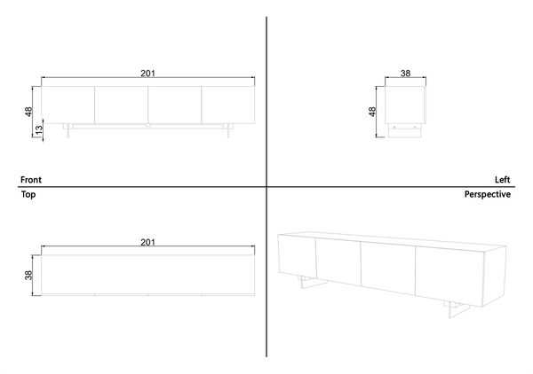 another image of Gamma TV stand