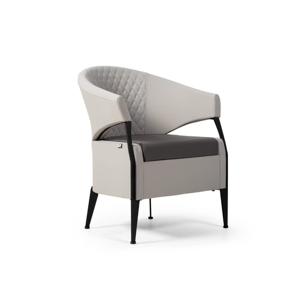 تصویر مبل تک نفره الکا-پایه مشکی تصویر مبل تک نفره الکا-پایه مشکی