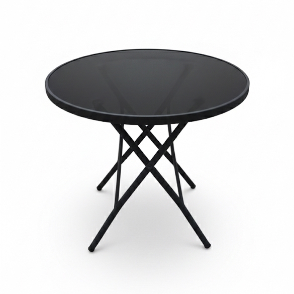 تصویر میز گرد پاپایا تاشو