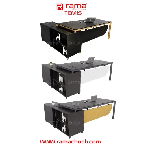 تصویر میز مدیریتی تمیس ال متحرک