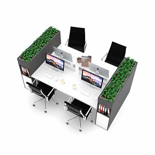 image of Nostalgy teamwork desk-NG4D-140.280