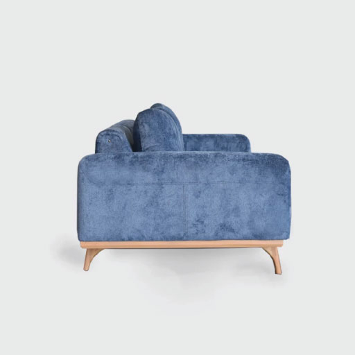 image of Orlando Blue 2seats Sofa