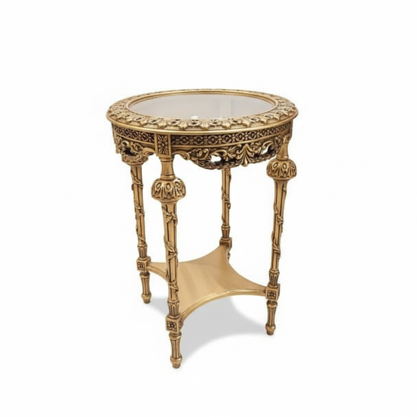 تصویر میز آباژور منبت کد 2