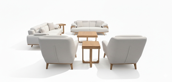 تصویر ست مبلمان 8 نفره سلین