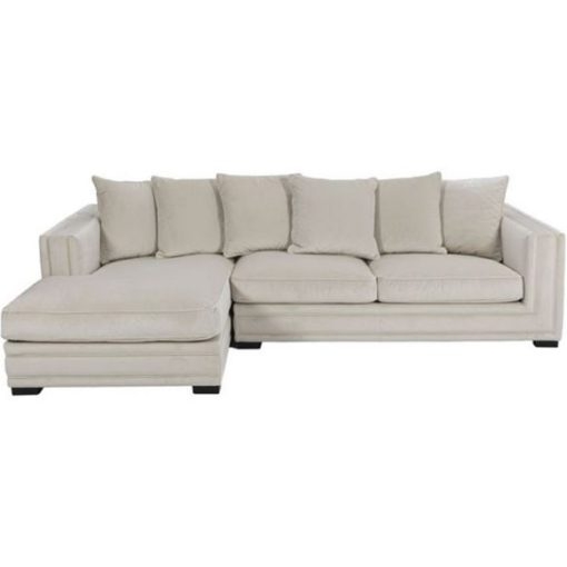 image of KARL sofa 2.5 + chaise lounge Left white 668904