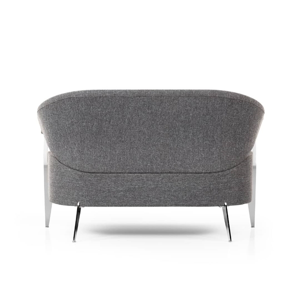 تصویر مبل دو نفره الکا پایه کروم