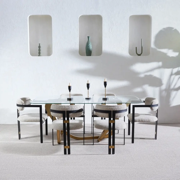 another image of King dining table for 6