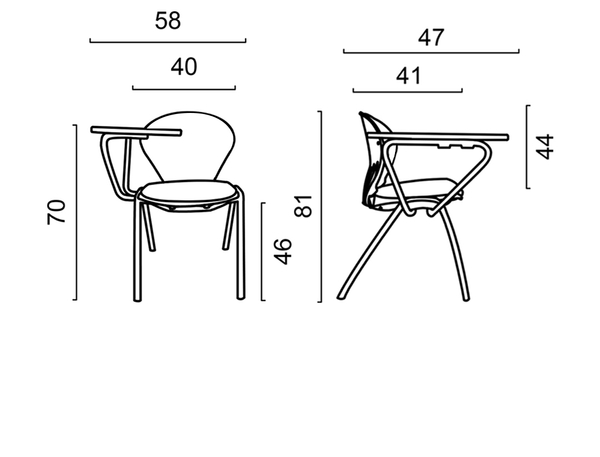 تصویر صندلی آموزشی روما TR325