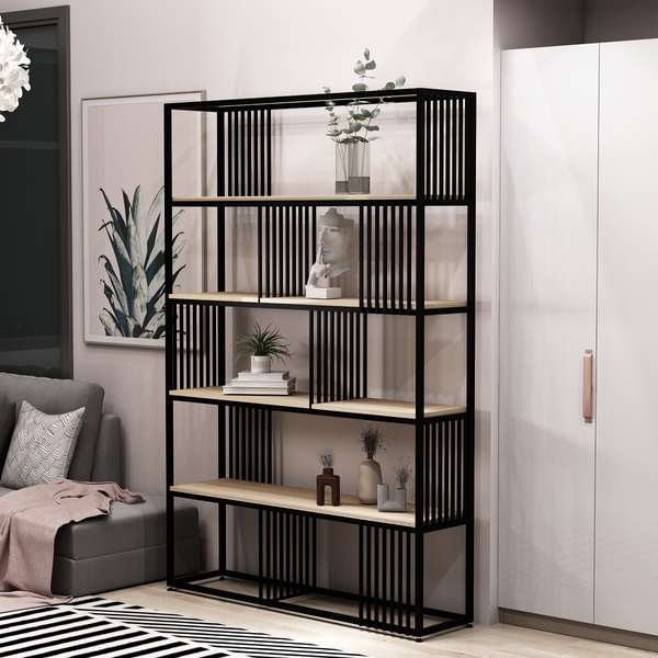 تصویر دیگری از قفسه کتاب فلزی مدل L1400