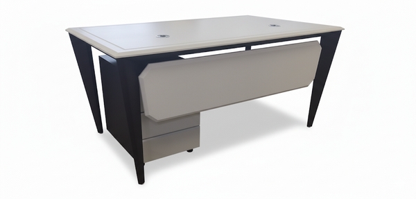 تصویر میز اداری مدرن پایه مثلثی