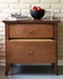image of Victoria Walnut bed side drawer