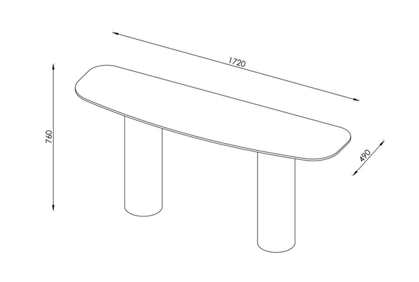 image of W6000 natural stone console