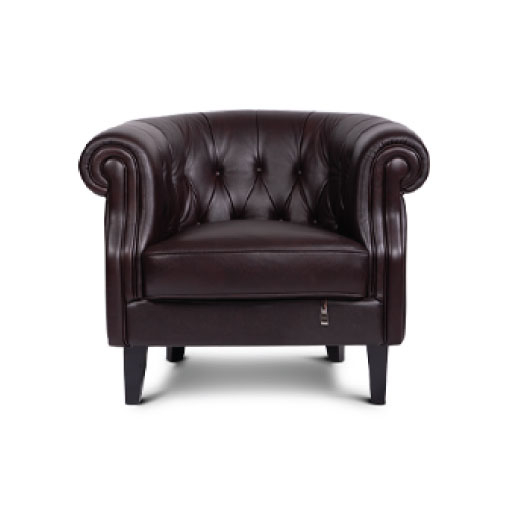 image of NA-037-1S-D23 Leather Armchair