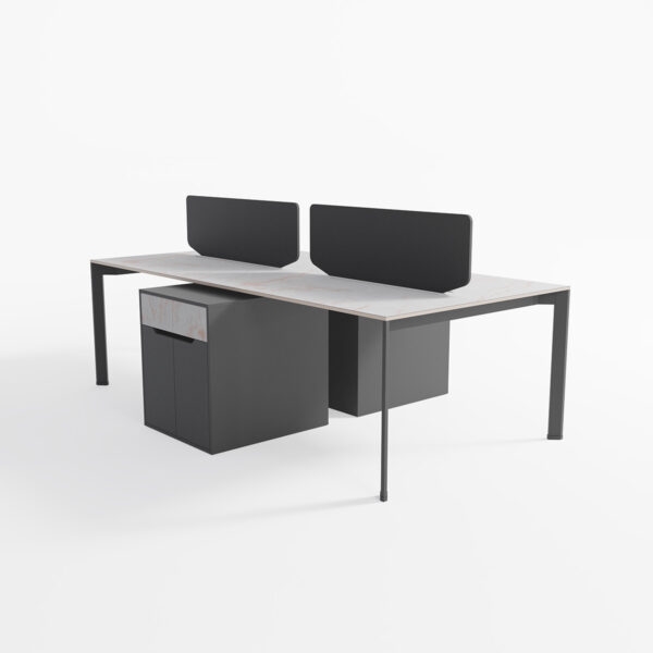 تصویر میز کارگروهی ۴ نفره Petra مدل WF4