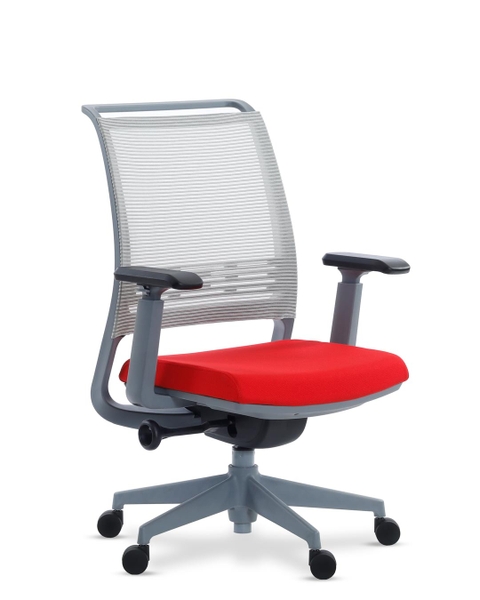 image of 101 Mesh Chair with Gray Frame