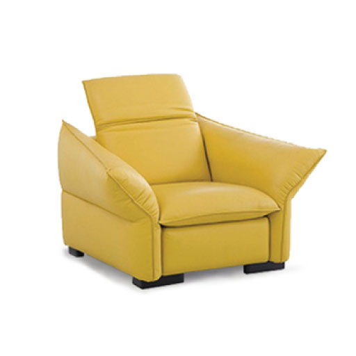 image of AFS-1283-F51 Natural Leather Armchair