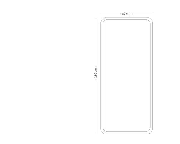 image of Image 80 x 180 mirror