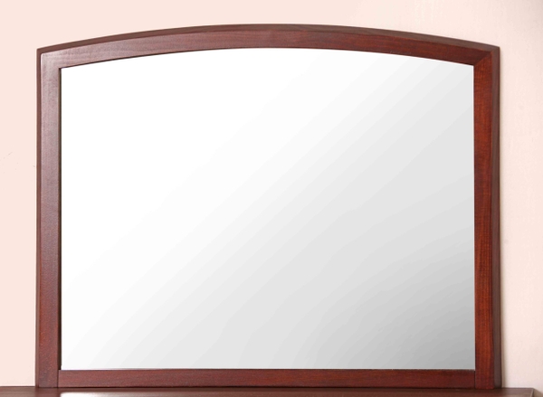 image of Arc Walnut mirror