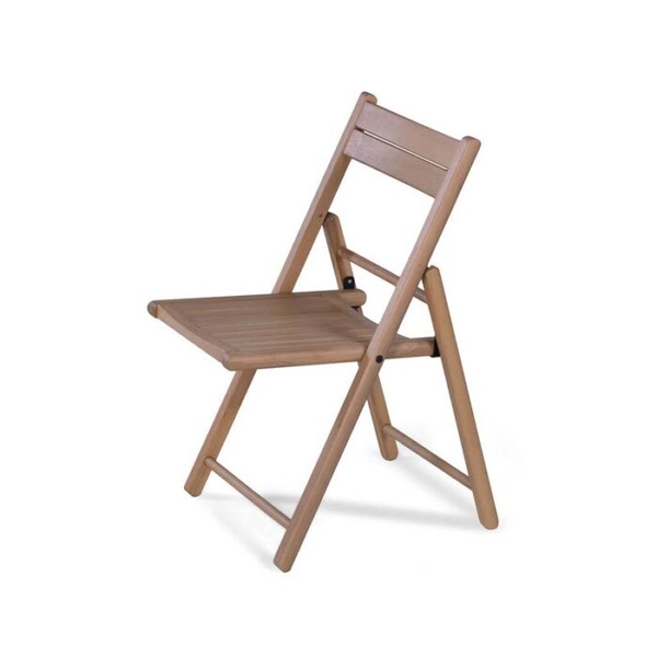 تصویر صندلی چوبی و تاشو Lumin