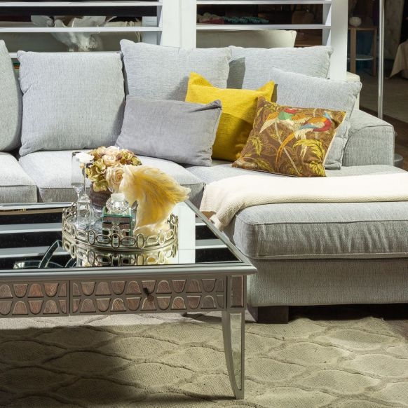 image of KINGSTON sofa R grey 632028