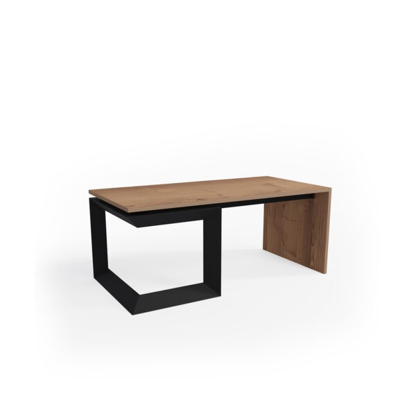 تصویر میز جلو مبلی تک پایه فلزی Golden Nova مدل T1 تصویر میز جلو مبلی تک پایه فلزی Golden Nova مدل T1