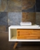 image of Armada white large TV stand
