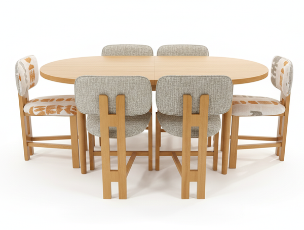 تصویر ست ناهارخوری درختی