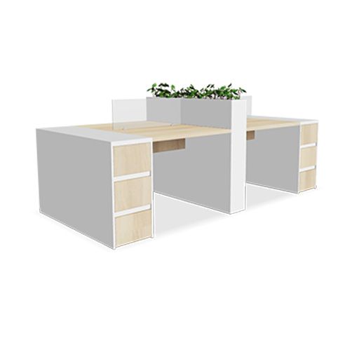 image of Nostalgy teamwork desk-NG4B-140.300