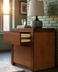 image of Concept Walnut bed side drawer