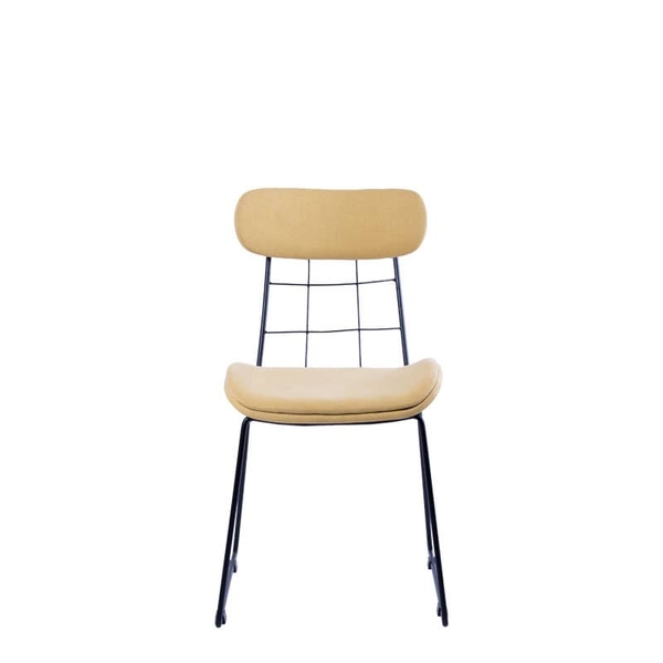 image of Leather & Fabric Chair