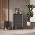image of Black Chester 4-drawer chest