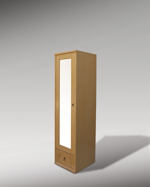 image of Dresser natural 50 with one door and mirror