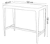 image of One bar table for 4