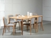 image of Maroon dining table for 8