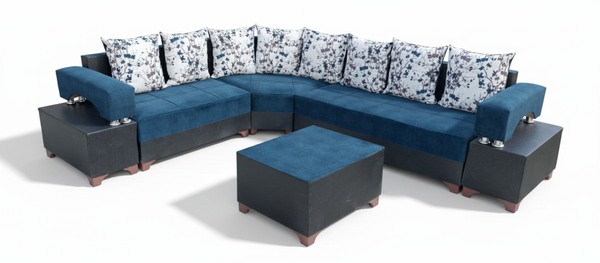 تصویر مبل ال دسته دوبل