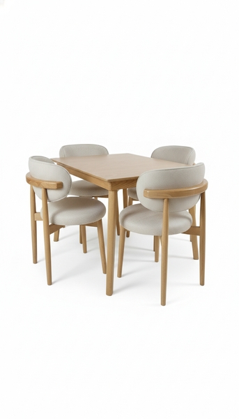 تصویر سرویس ناهارخوری 4 نفره آبنوس تصویر سرویس ناهارخوری 4 نفره آبنوس