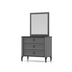 image of Black Chester Dressing table with mirror