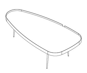 another image of Avid W5001XL coffee table