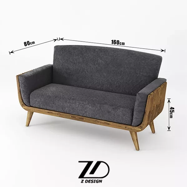 image of Dorfam Two Seater Sofa 