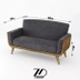 image of Dorfam Two Seater Sofa 