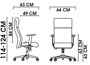 تصویر صندلی مدیریتی تینو M220