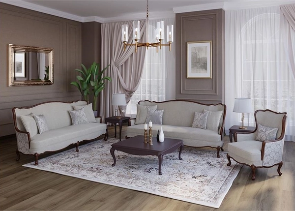 image of Delan Neoclassic Sofa Set