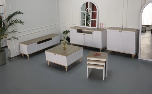 image of Leo Neoclassic Console and Mirror