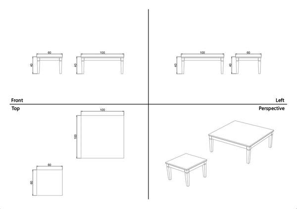 image of Art coffee table 100