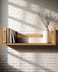 image of Simple Wall Mounted natural shelf