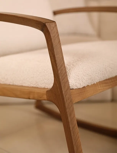 image of Sled rocking sofa