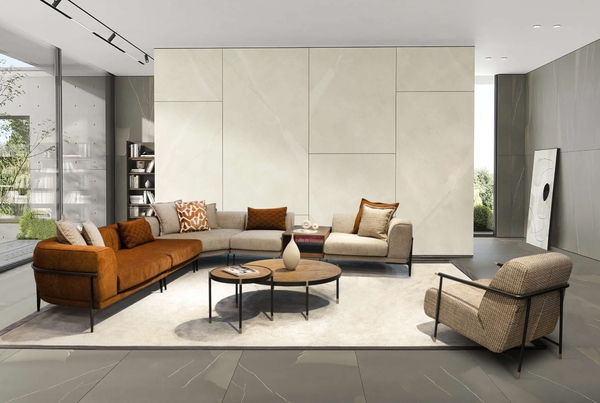 another image of Nevada L shaped sofa